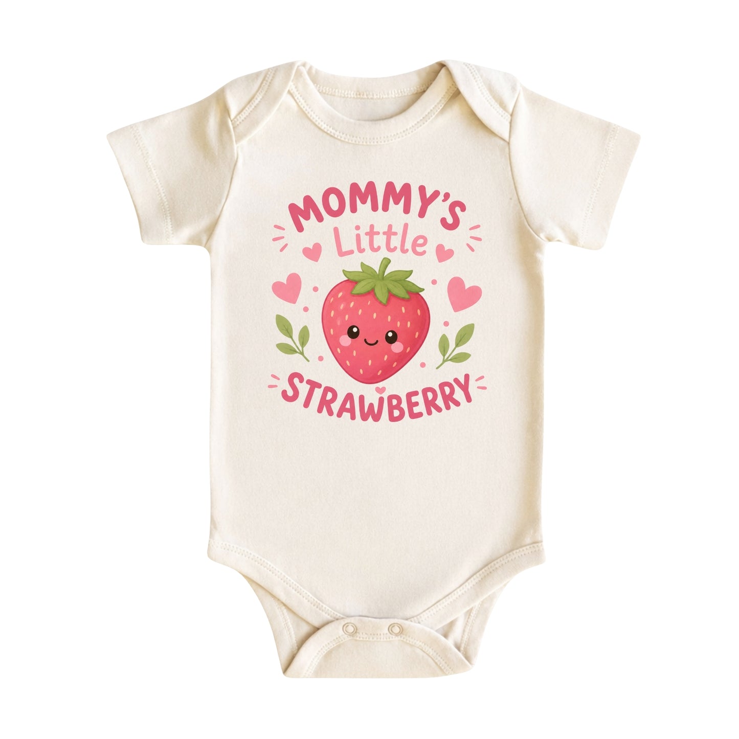 Mommy’s Little Strawberry Baby Bodysuit