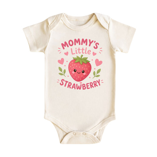 Mommy’s Little Strawberry Baby Bodysuit