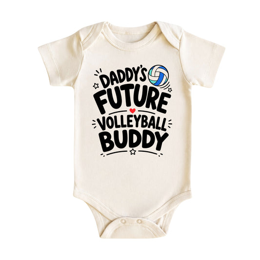 Daddy’s Future Volleyball Buddy Baby Bodysuit