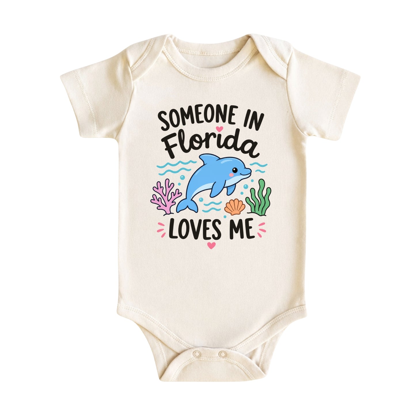 Someone in Florida Loves Me Baby Bodysuit