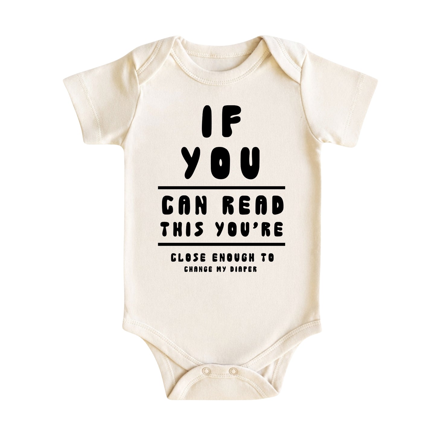 If You Can Read This Change My Diaper Baby Bodysuit