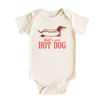 That’s One Hot Dog Dachshund Baby Bodysuit