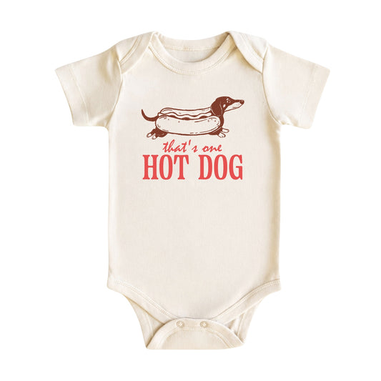 That’s One Hot Dog Dachshund Baby Bodysuit