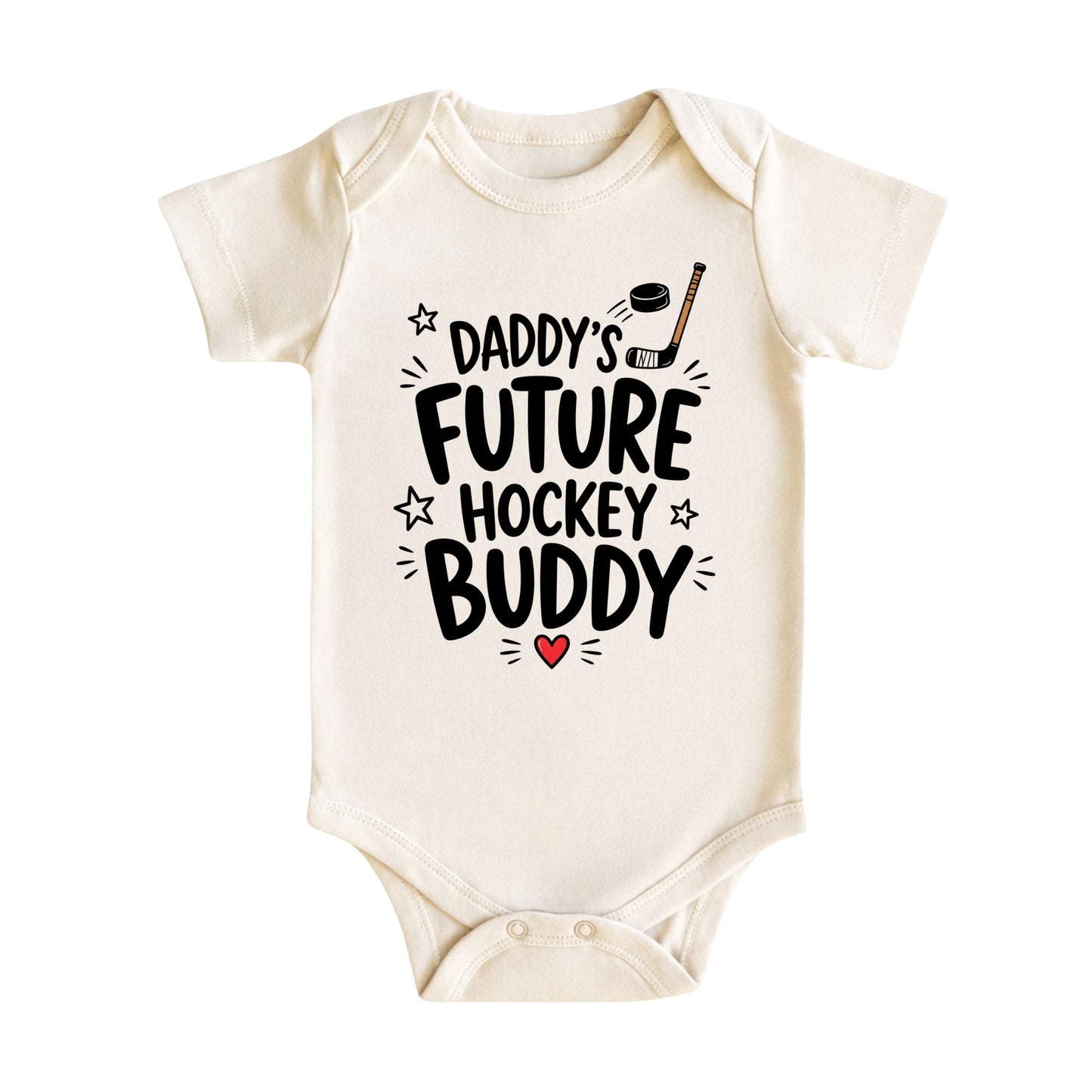 Daddy’s Future Hockey Buddy Baby Bodysuit