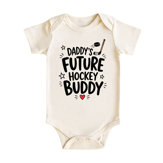 Daddy’s Future Hockey Buddy Baby Bodysuit