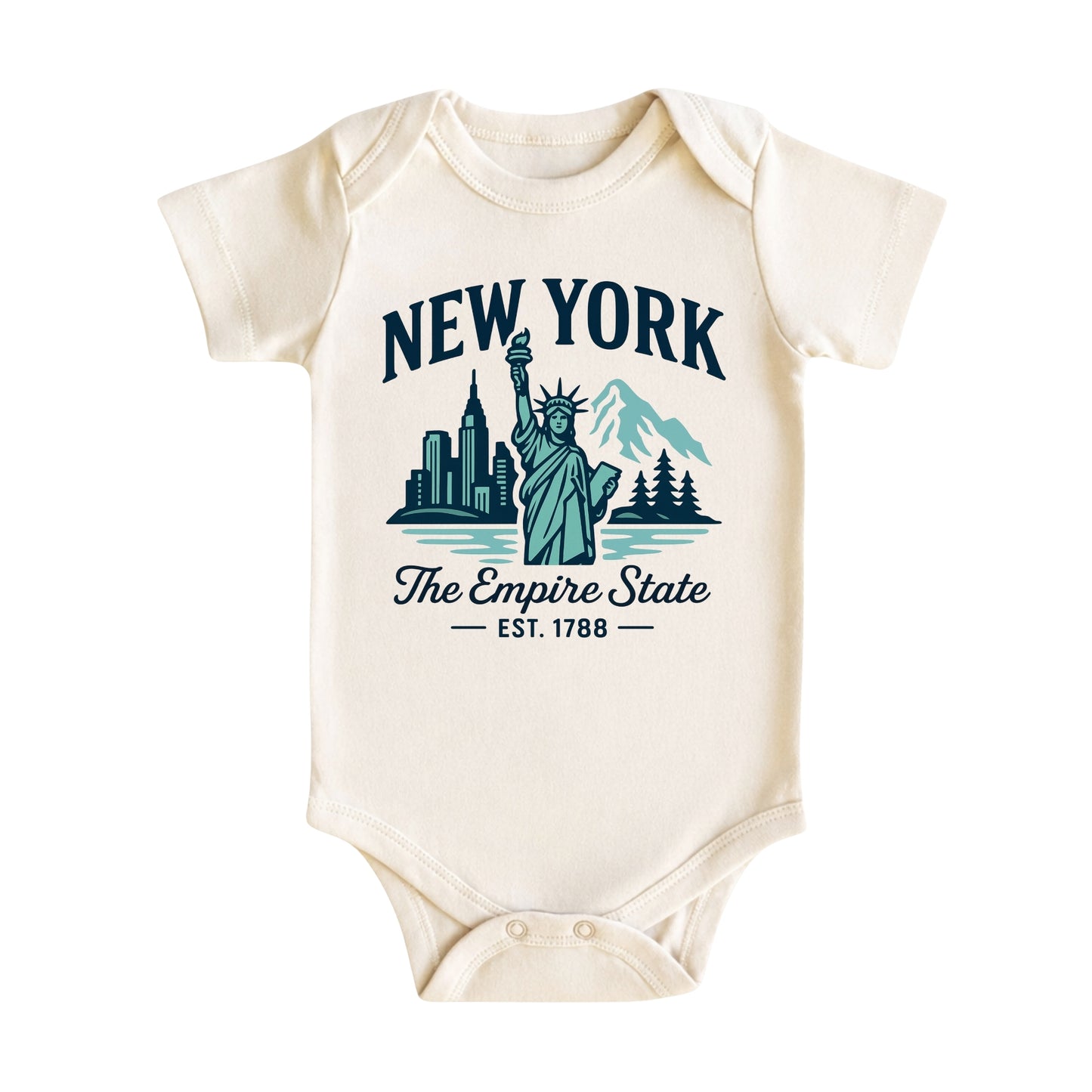 New York Baby Bodysuit for Baby Boys and Girls