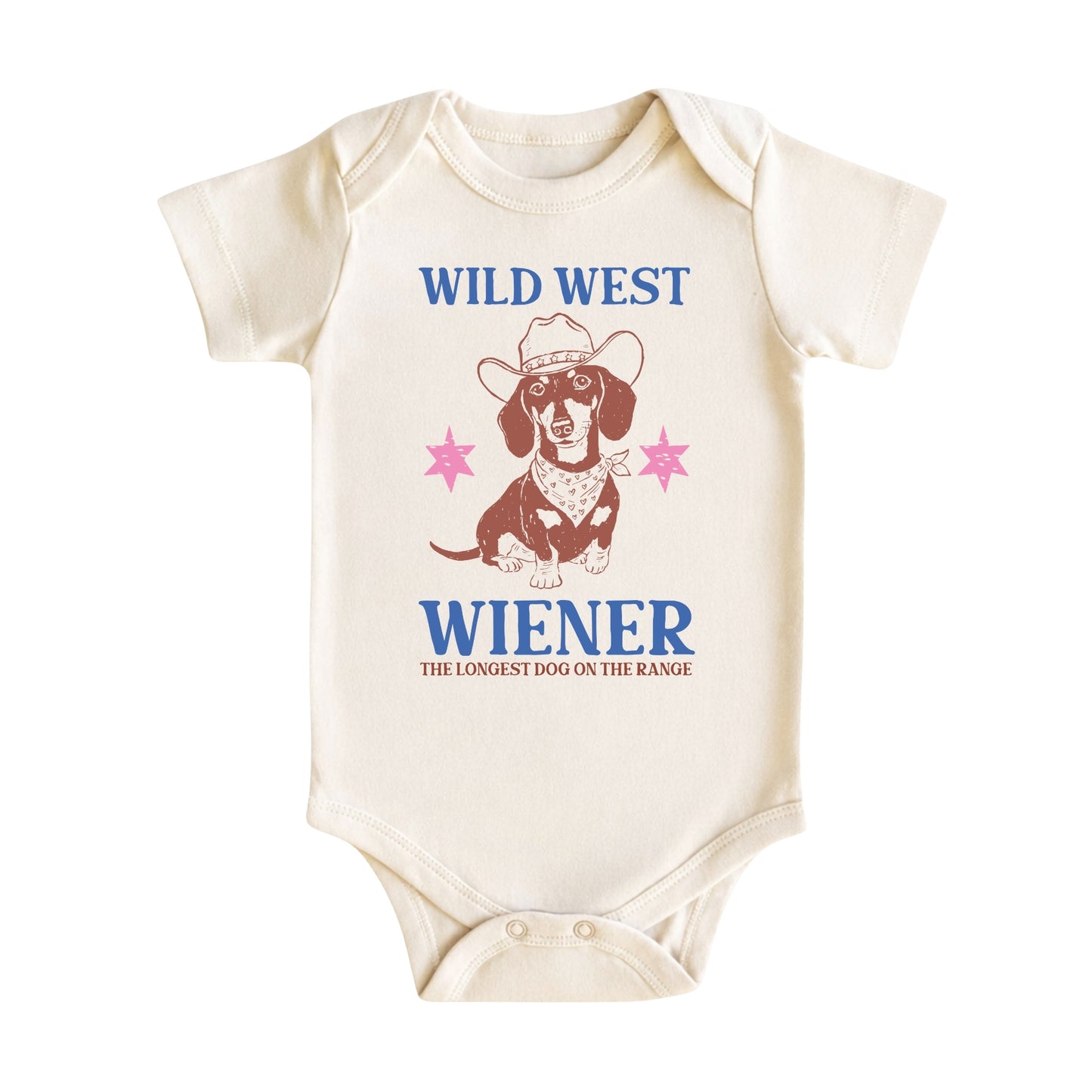 Western Dachshund Baby Bodysuit