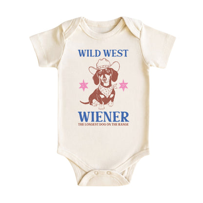 Western Dachshund Baby Bodysuit