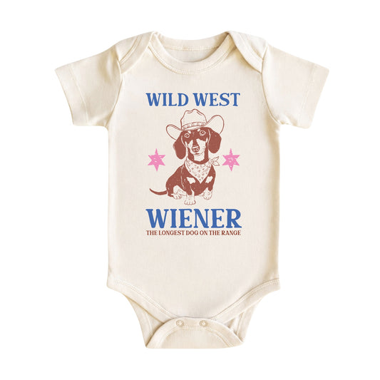 Western Dachshund Baby Bodysuit