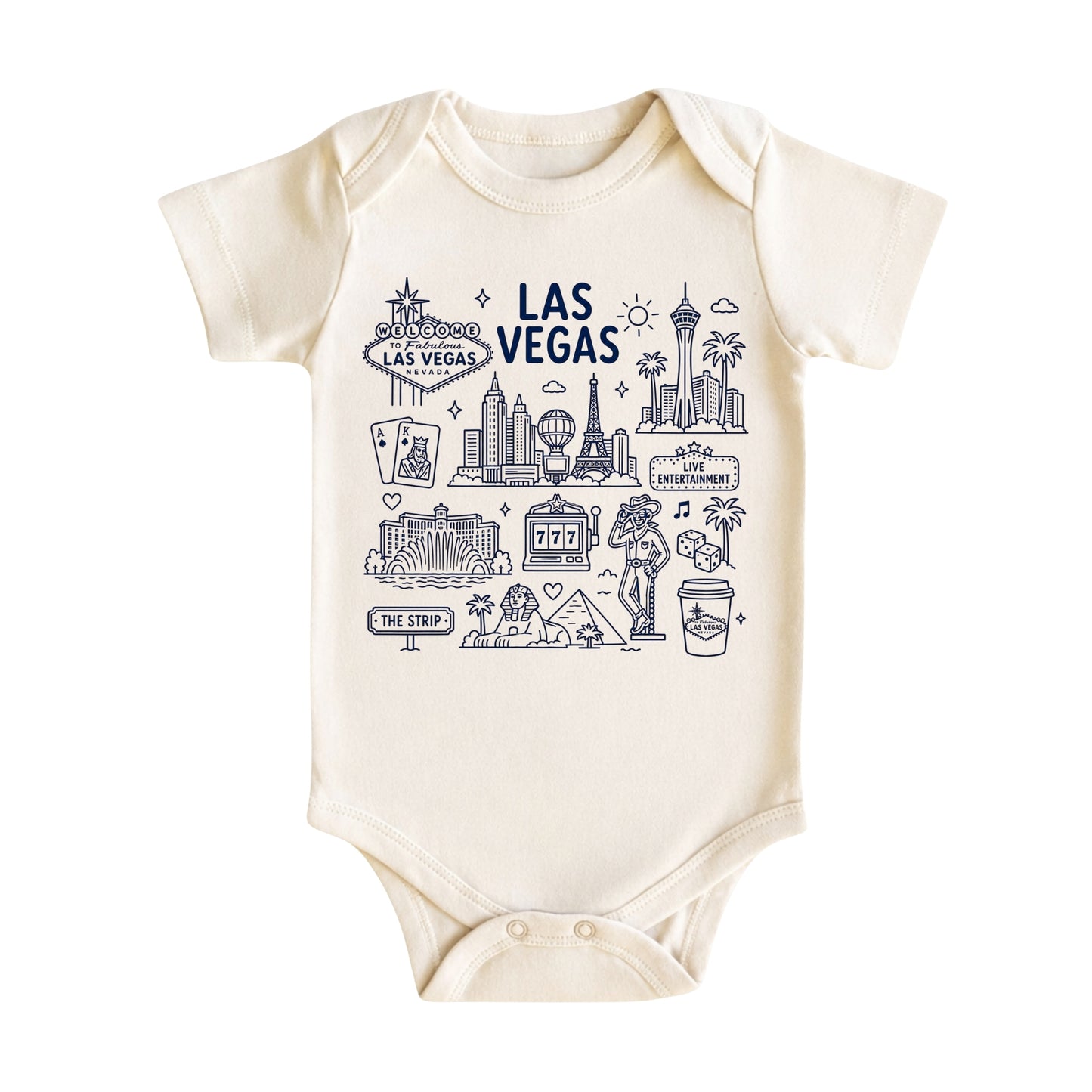 Las Vegas Baby Bodysuit