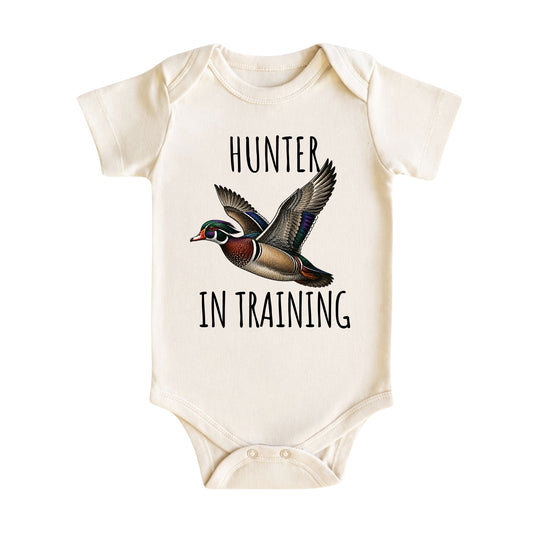 Hunter in Training Wood Duck Baby Bodysuit