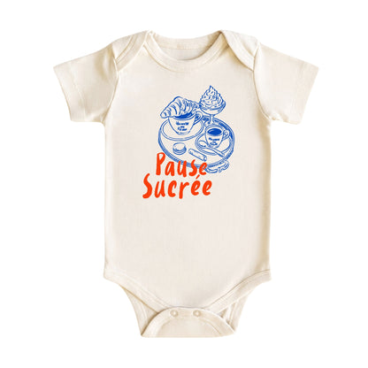 Pause Sucrée French Café Baby Bodysuit