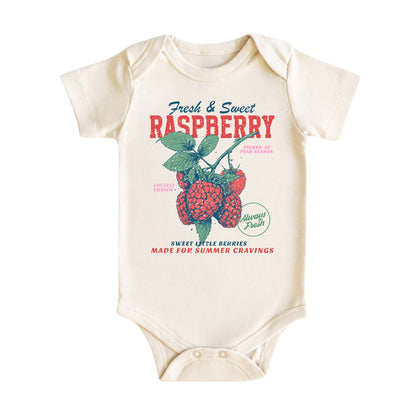 Fresh and Sweet Raspberry Baby Bodysuit