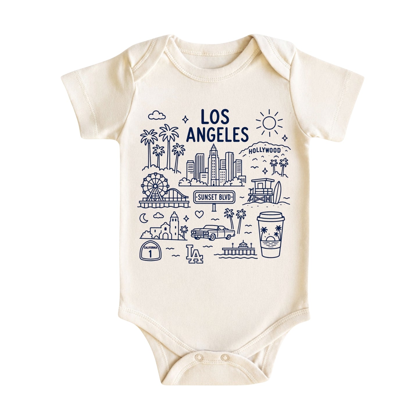 Los Angeles Baby Bodysuit