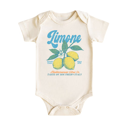 Vintage Italian Lemon Baby Bodysuit