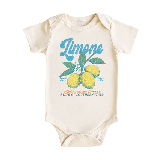 Vintage Italian Lemon Baby Bodysuit