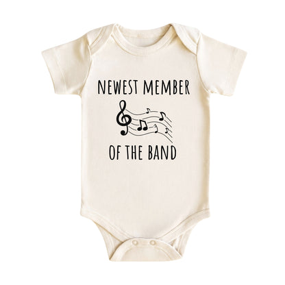 Newest Member of the Band Baby Bodysuit