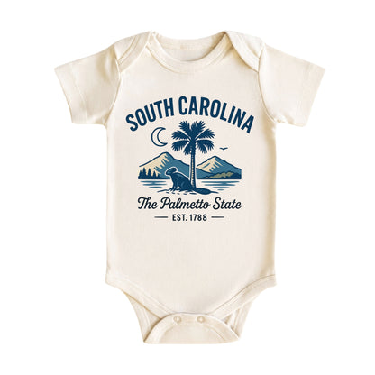 South Carolina Baby Bodysuit for Baby Boys and Girls