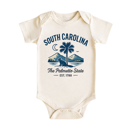South Carolina Baby Bodysuit for Baby Boys and Girls