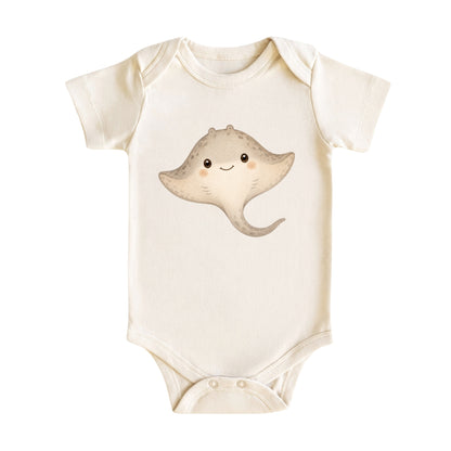 Watercolor Stingray Baby Bodysuit