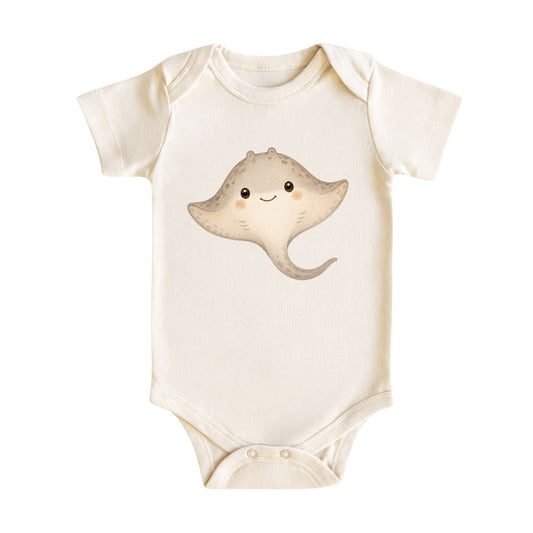 Watercolor Stingray Baby Bodysuit