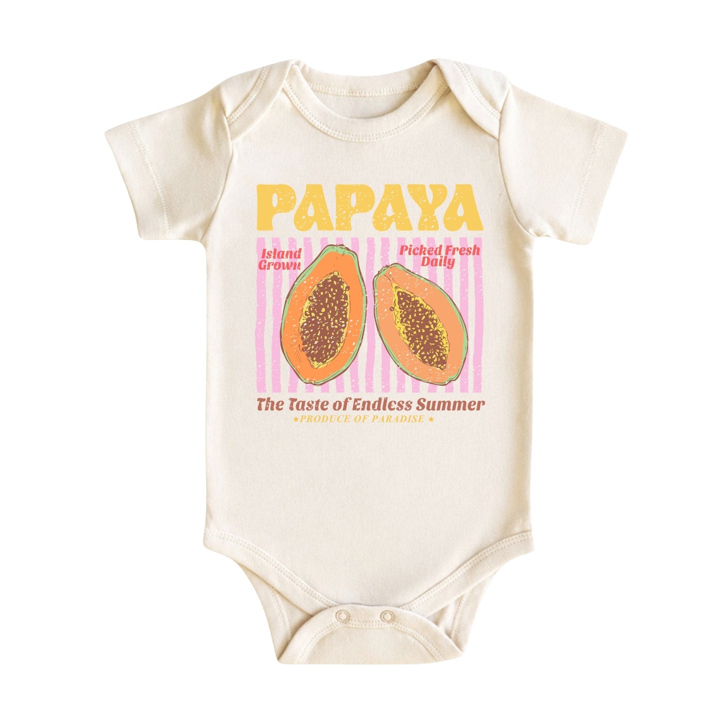 Vintage Papaya Baby Bodysuit