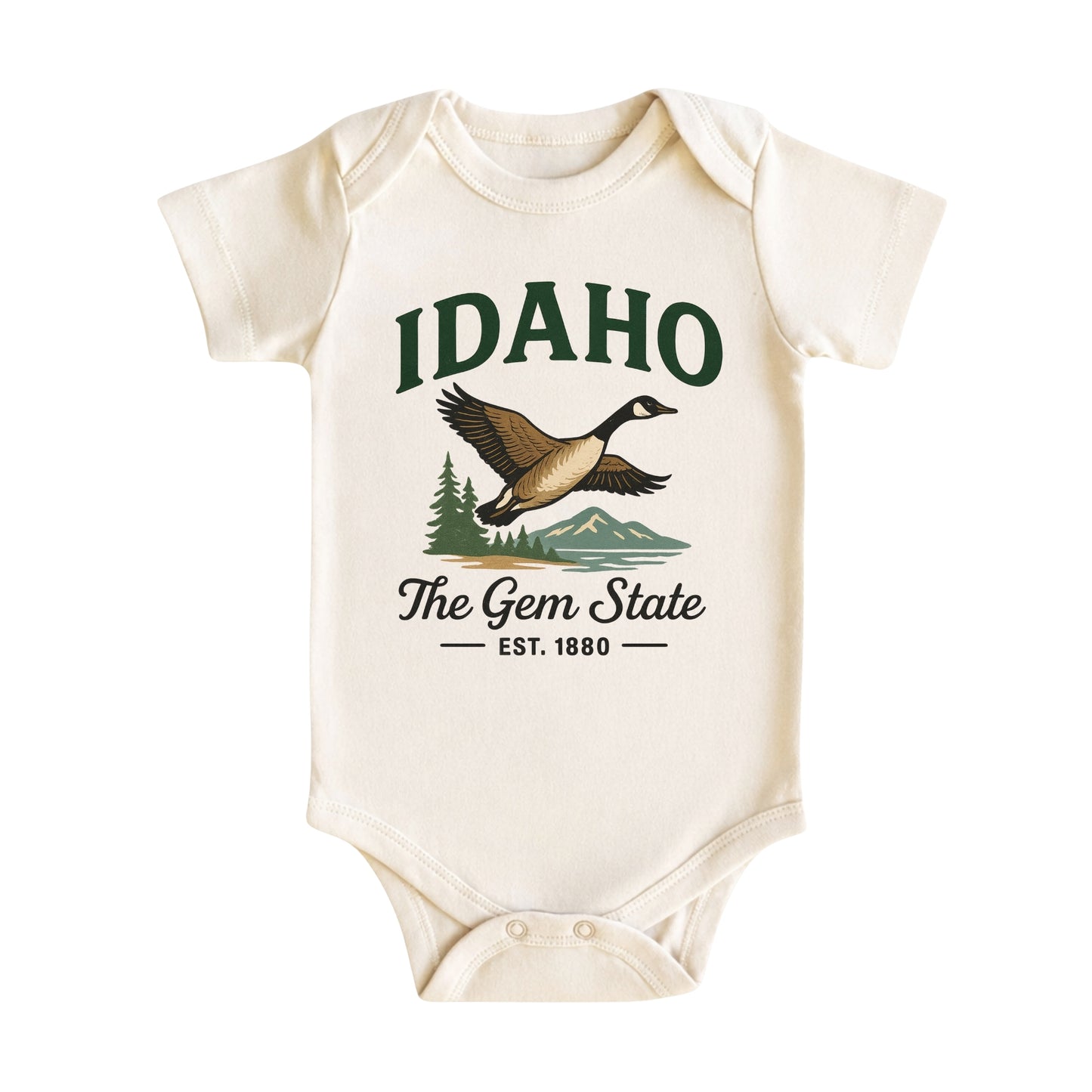 Idaho Baby Bodysuit for Baby Boys Girls, Boise Meridian Nampa Newborn Baby Hospital Outfit
