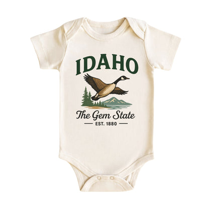 Idaho Baby Bodysuit for Baby Boys Girls, Boise Meridian Nampa Newborn Baby Hospital Outfit