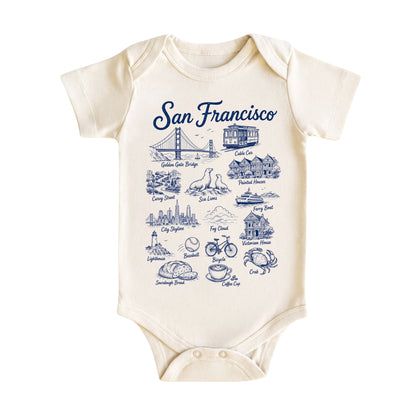 San Francisco Vacation Baby Bodysuit and T-Shirt