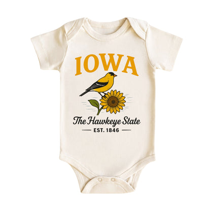 Iowa Baby Bodysuit for Baby Boys and Girls