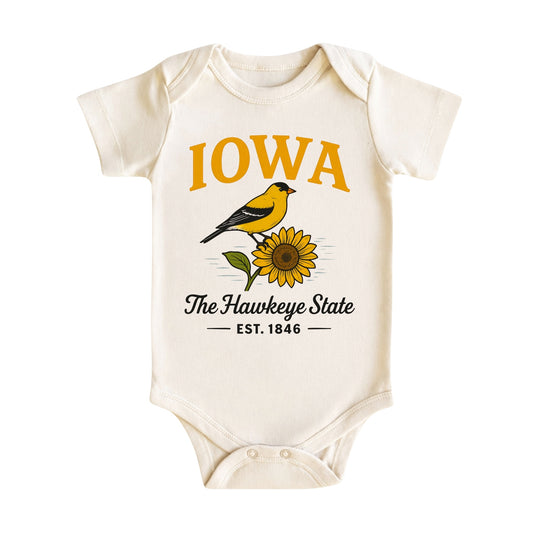 Iowa Baby Bodysuit for Baby Boys and Girls