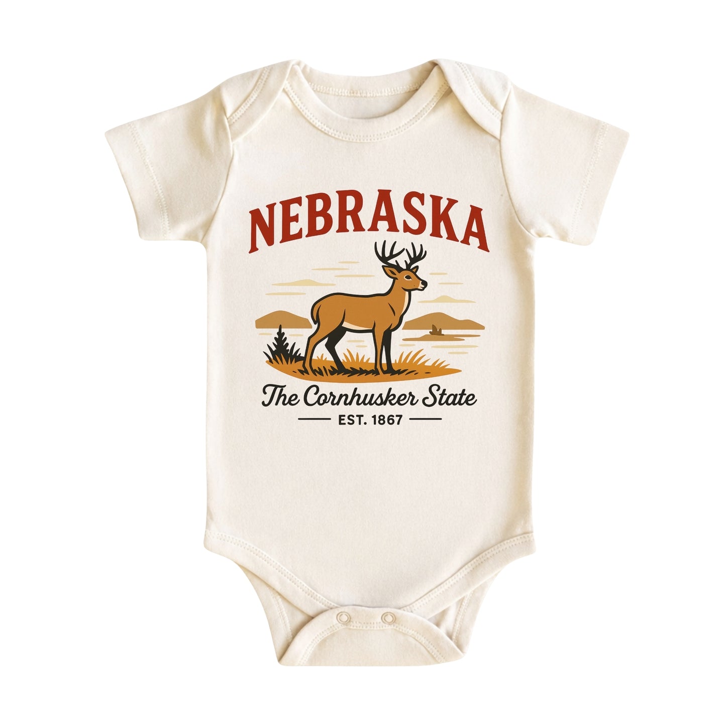 Nebraska Vacation Kids Tshirt
