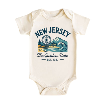 New Jersey Baby Bodysuit for Baby Boys and Girls