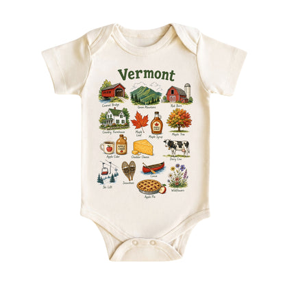 Vermont Baby Bodysuit and T-Shirt