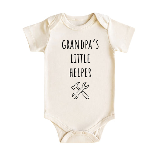 Grandpa’s Little Helper Baby Bodysuit