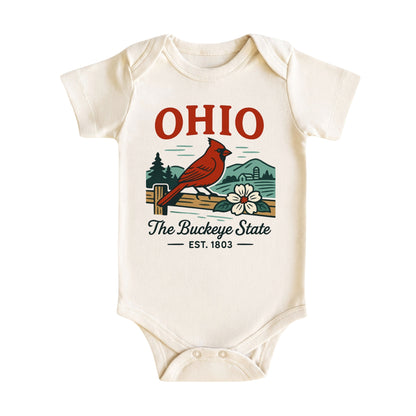 Ohio Baby Bodysuit for Baby Boys and Girls