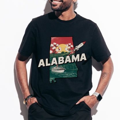 Alabama State Vintage Shirt