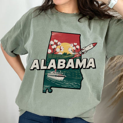 Alabama State Vintage Shirt