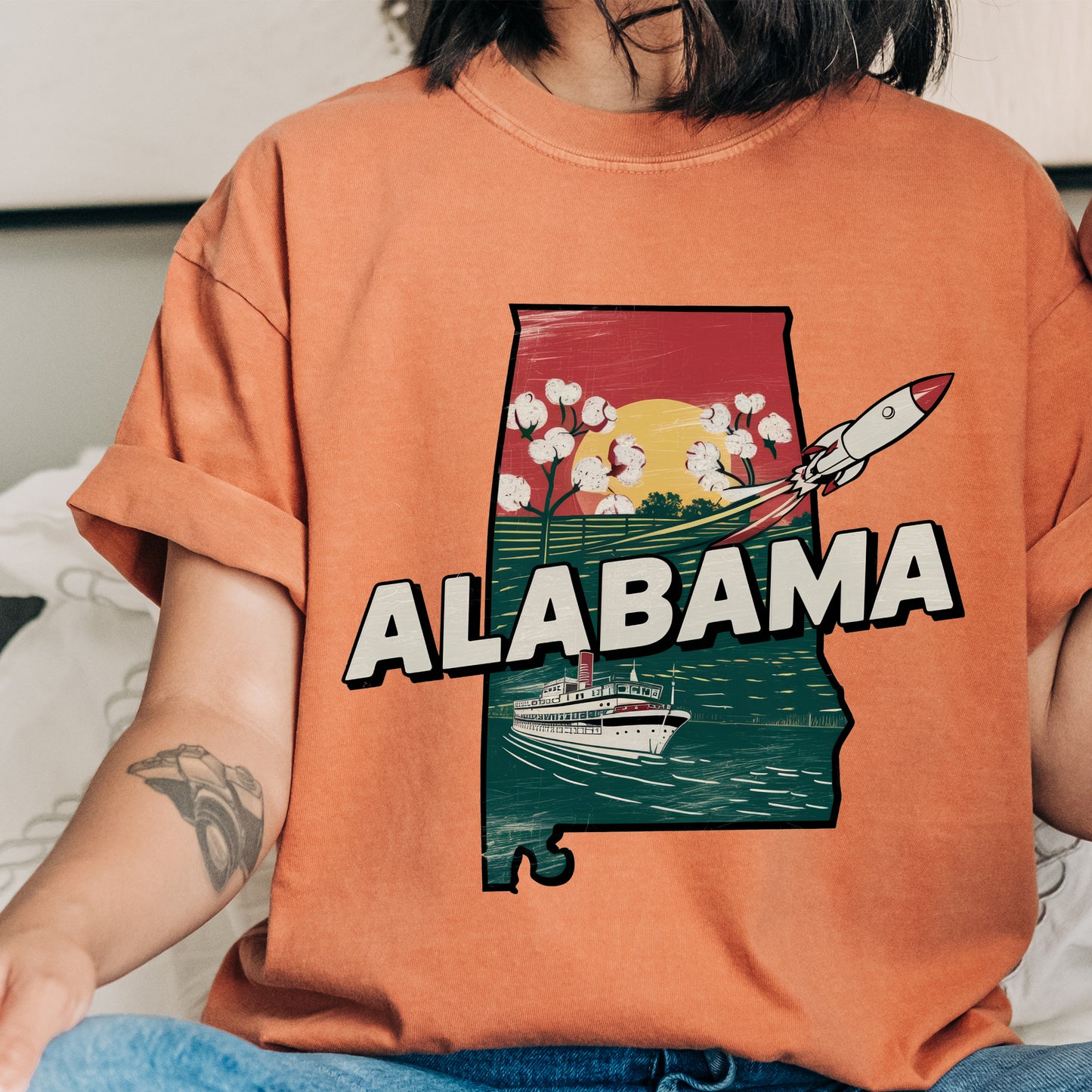 Alabama State Vintage Shirt