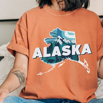 Alaska State Vintage Shirt