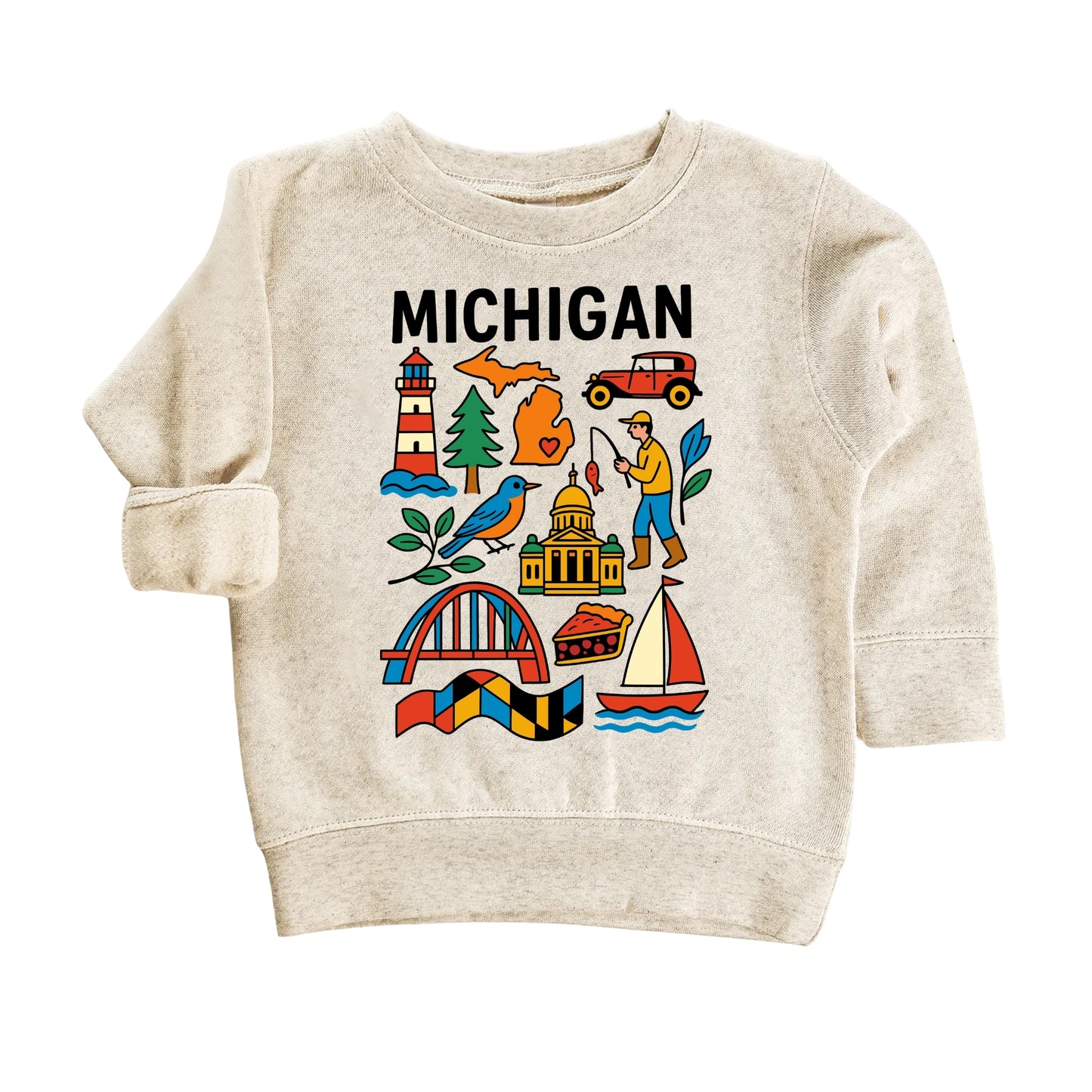 Michigan Great Lakes Kids T-Shirt