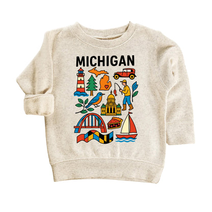 Michigan Great Lakes Kids T-Shirt