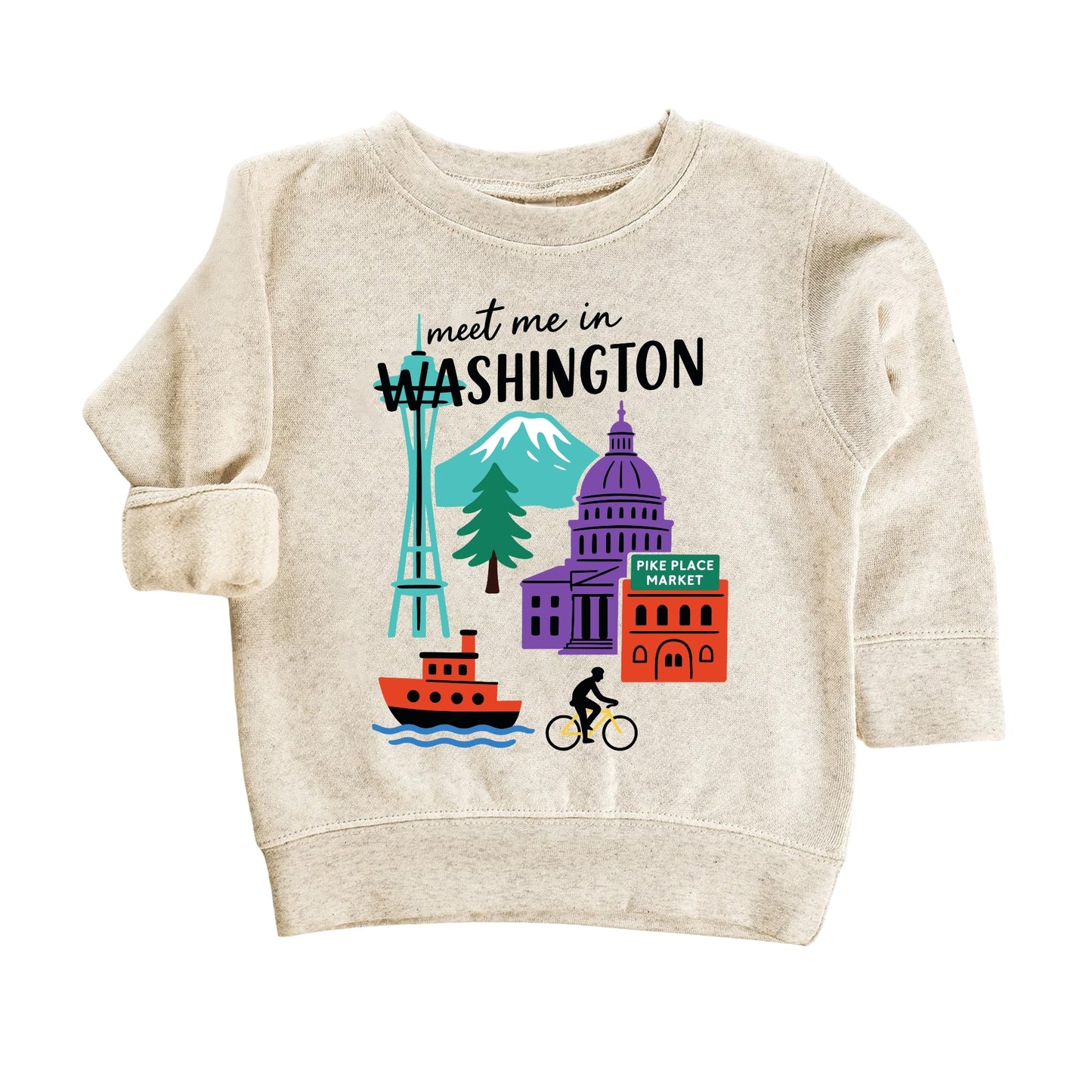 Washington Baby Onesie® - Kids Vacation T-Shirt