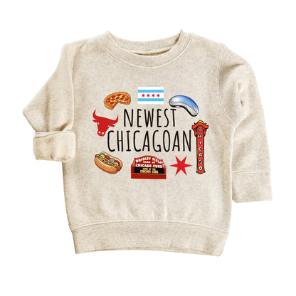 Newest Chicagoan ONESIE ®, Baby Bodysuit for Boys Girls, Illinois Newborn Gift