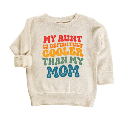 My Aunt Is Definitely Cooler Than My Mom ONESIE ®, Baby Bodysuit for Boys Girls