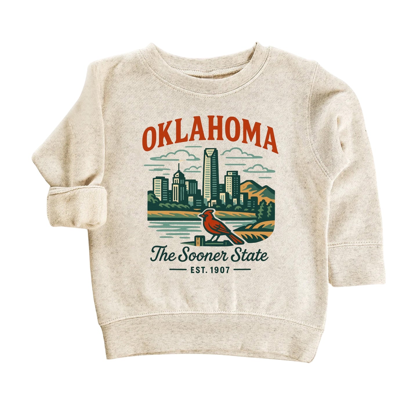 Oklahoma Baby Bodysuit