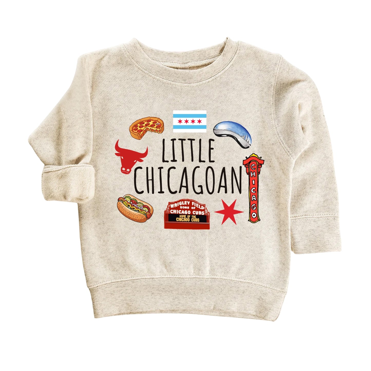Little Chicagoan Baby ONESIE ®, Illinois Newborn Gifts - Baby Bodysuit for Boys Girls