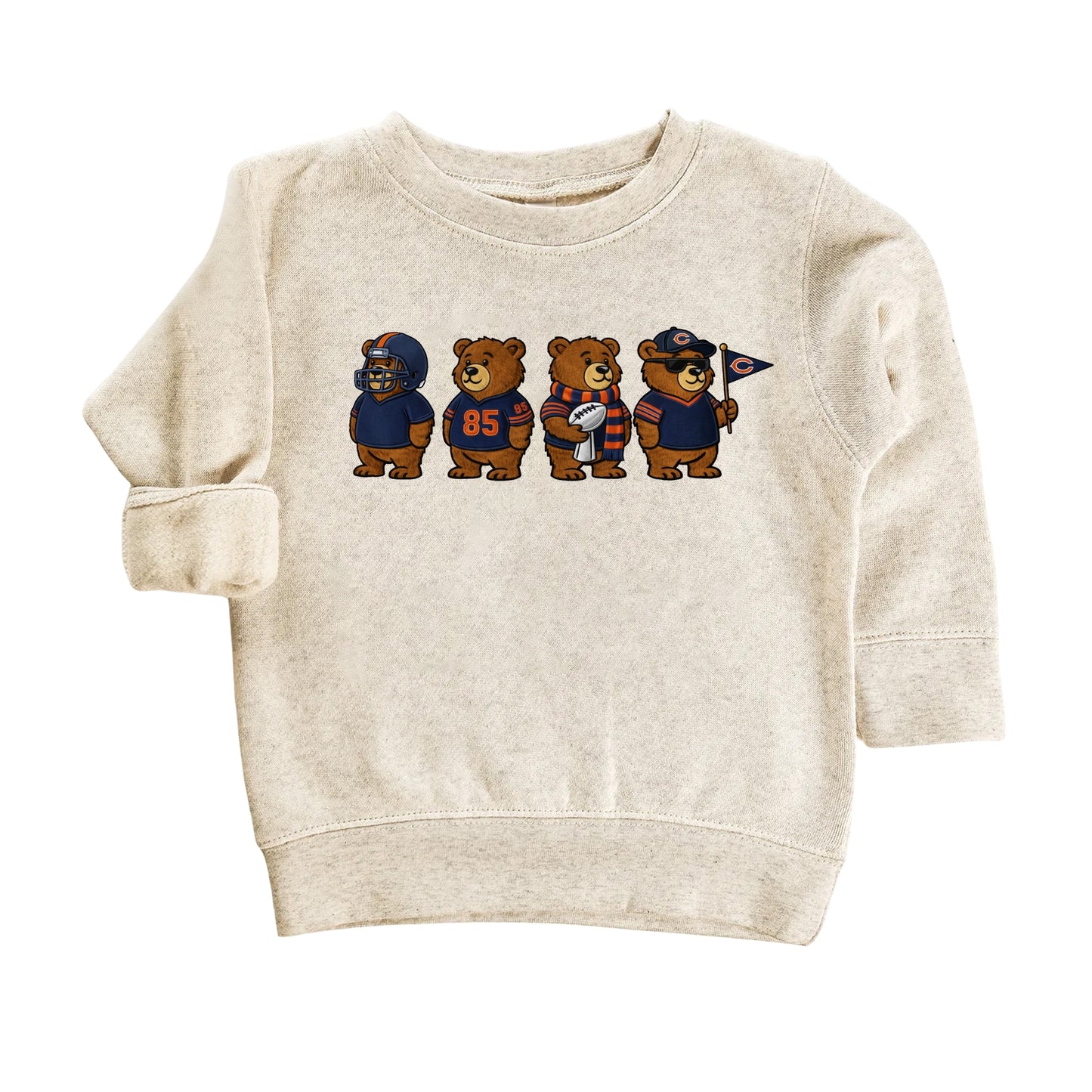 Chicago Football Bear Baby Onesie ® – Sports Inspired Baby Bodysuit for Boys and Girls