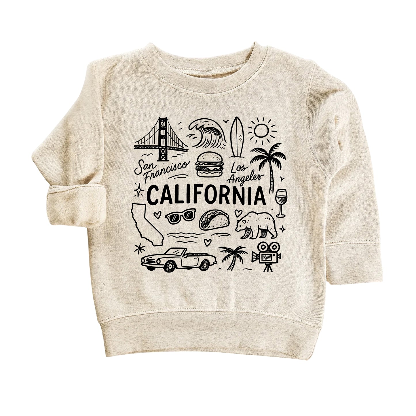 California Icons Baby Onesie ® – California Baby Bodysuit for Boys and Girls