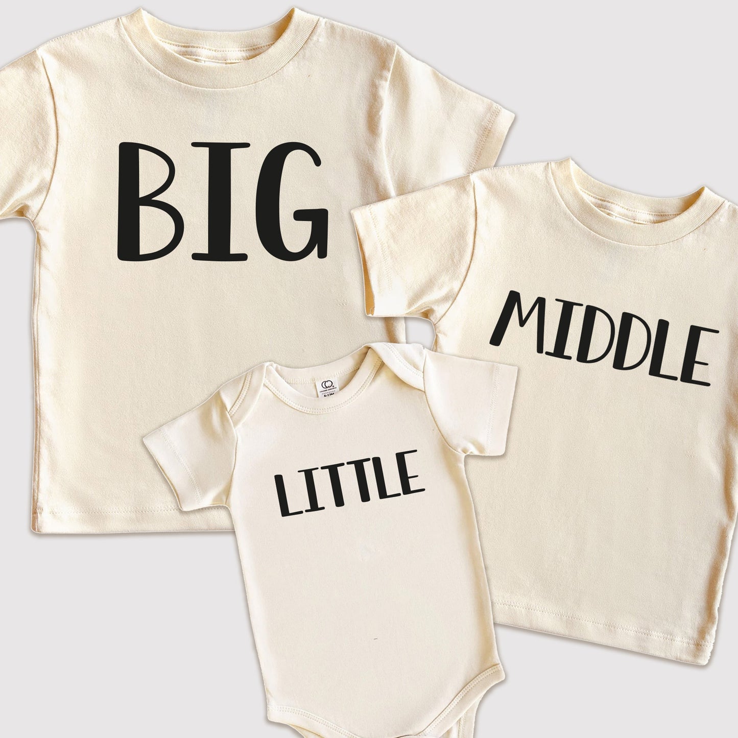 Sibling Matching Set - Little Brother, Little Sister Announcement Baby ONESIE®